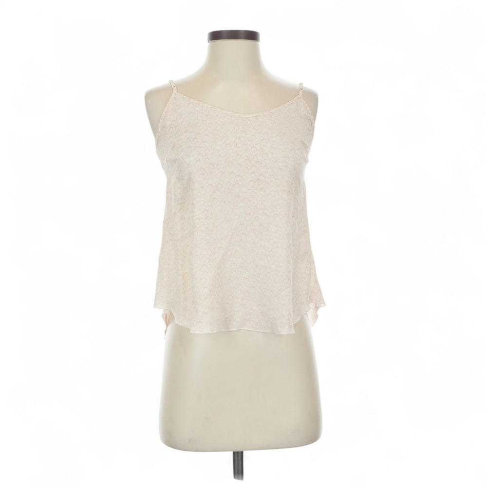 Wilfred 100% Silk Cami Top Womens Small Blush Ballet Pink Adjustable Straps